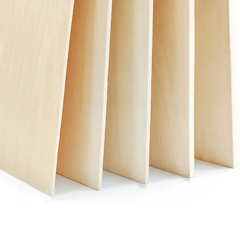 1-5Pcs Thick 1.5/2/3/4/5/6/8/10mm Handmade Basswood Plywood For DIY Craft Sand Table/Pyrography/Carving/Building Model Materials