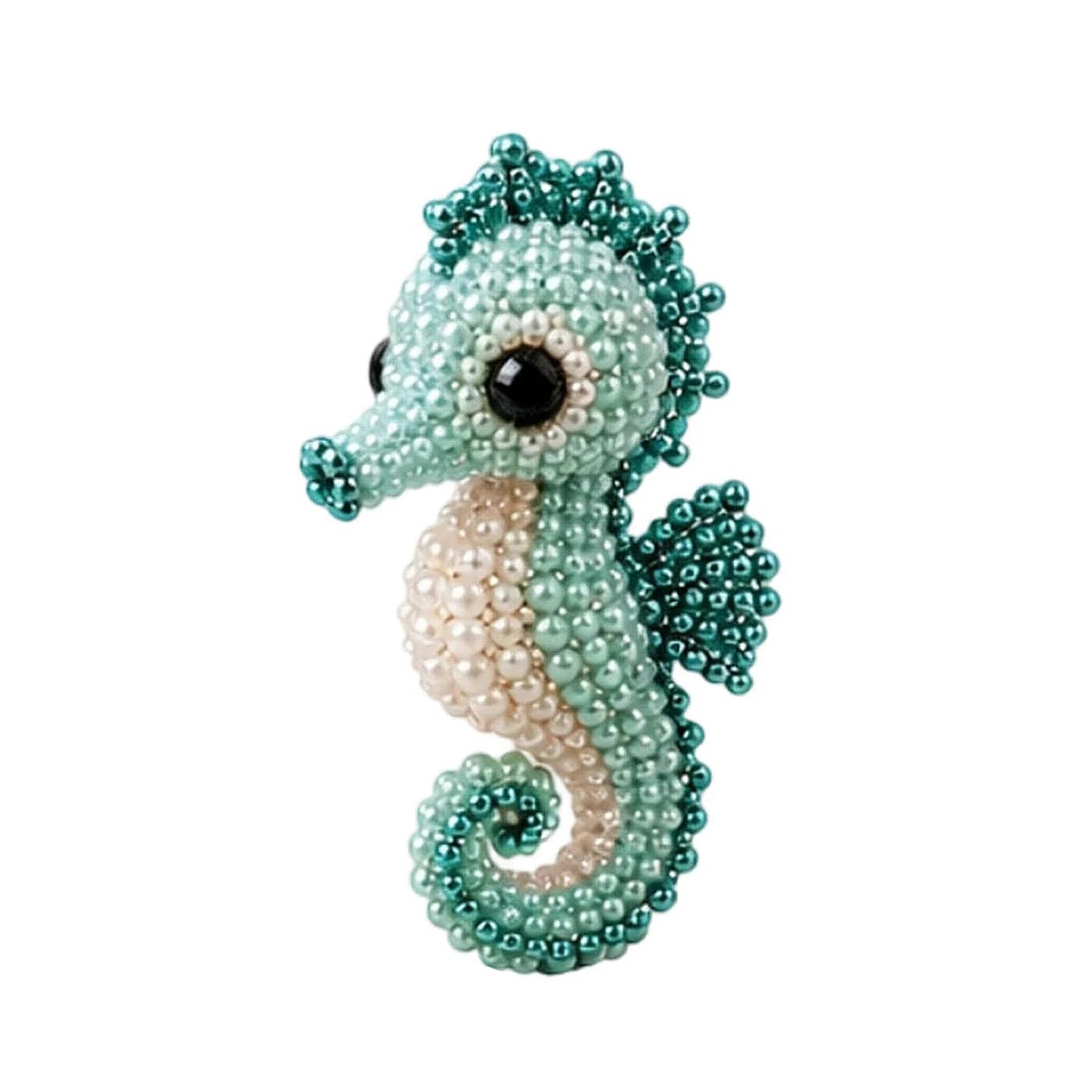 DIY 3D Animals Bead Craft Kit with Colorful Beads Bead Embroidery Set for Crafting Enthusiasts Girls Women Teens Adults