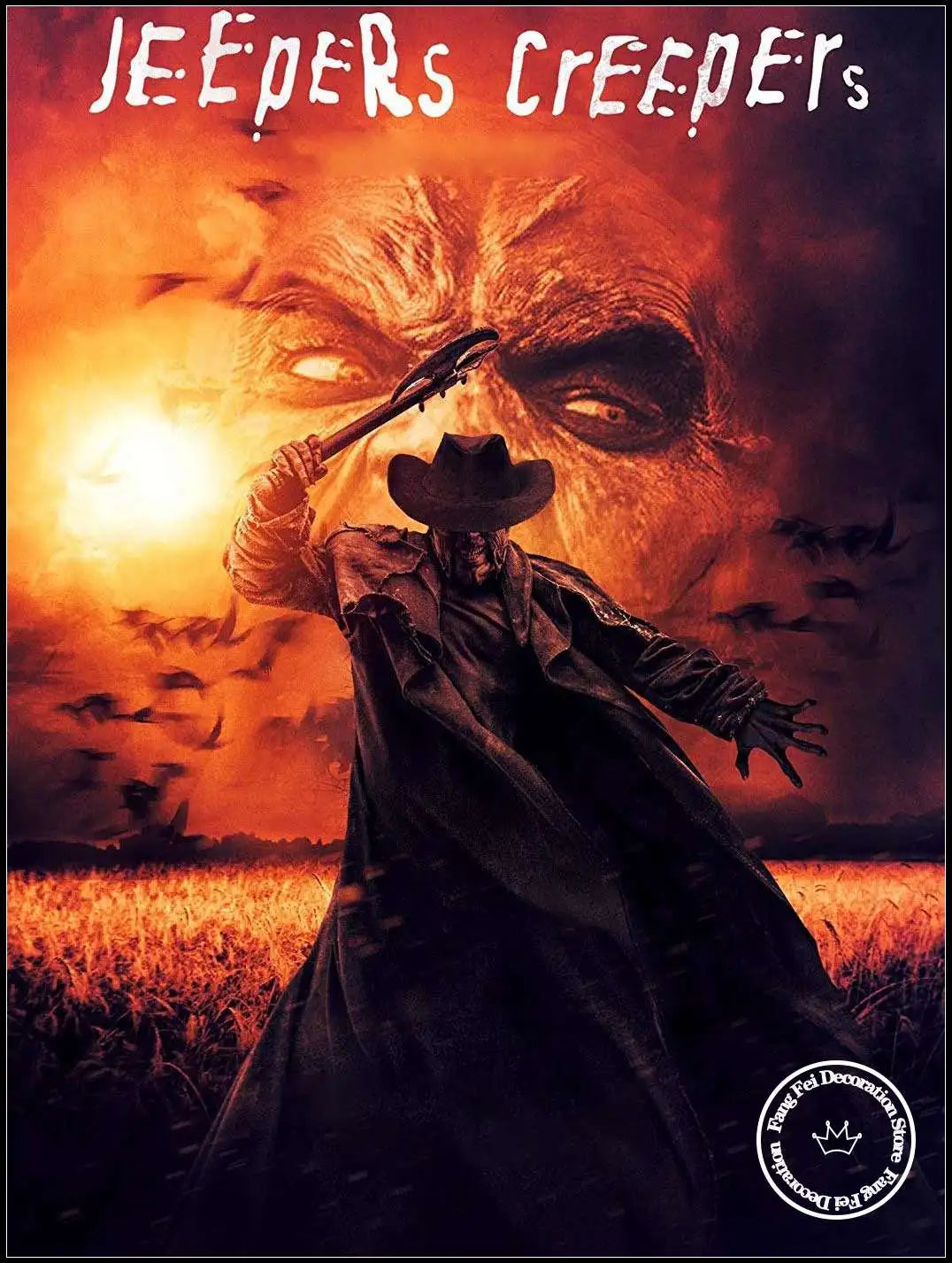 Full Drill Movie Jeepers Creepers Reborn Diamond Painting Horror Film Art Cross Stitch Kits Embroidery Picture Mosaic Home Decor