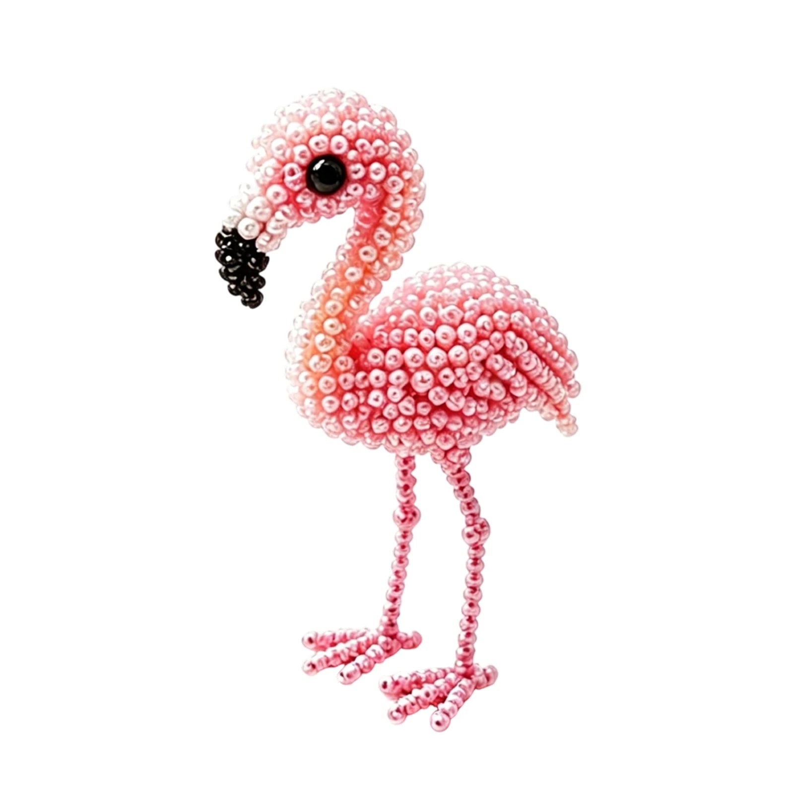 DIY 3D Animals Bead Craft Kit with Colorful Beads Bead Embroidery Set for Crafting Enthusiasts Girls Women Teens Adults