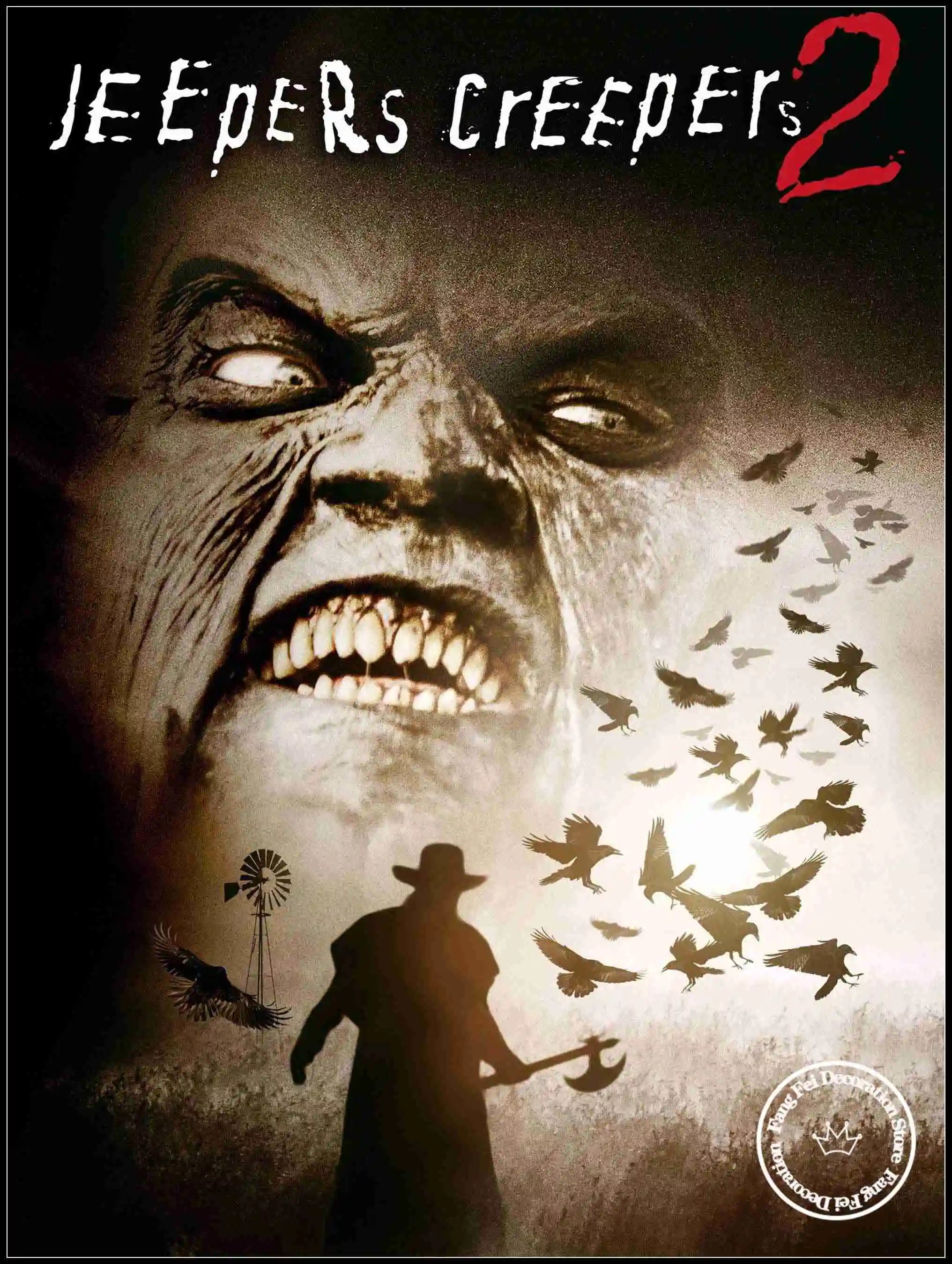 Full Drill Movie Jeepers Creepers Reborn Diamond Painting Horror Film Art Cross Stitch Kits Embroidery Picture Mosaic Home Decor