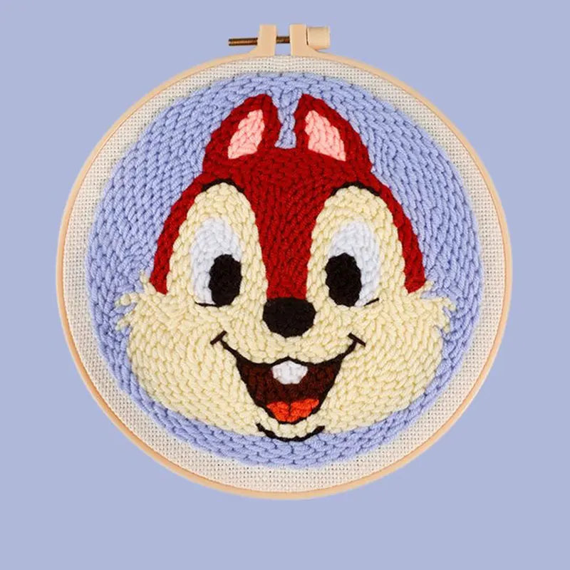 DIY Craft Punch Needle Embroidery Kits Sewing Kit Needlework Cross Stitch for Beginner Magic Pock Pen Set Home Painting Decor