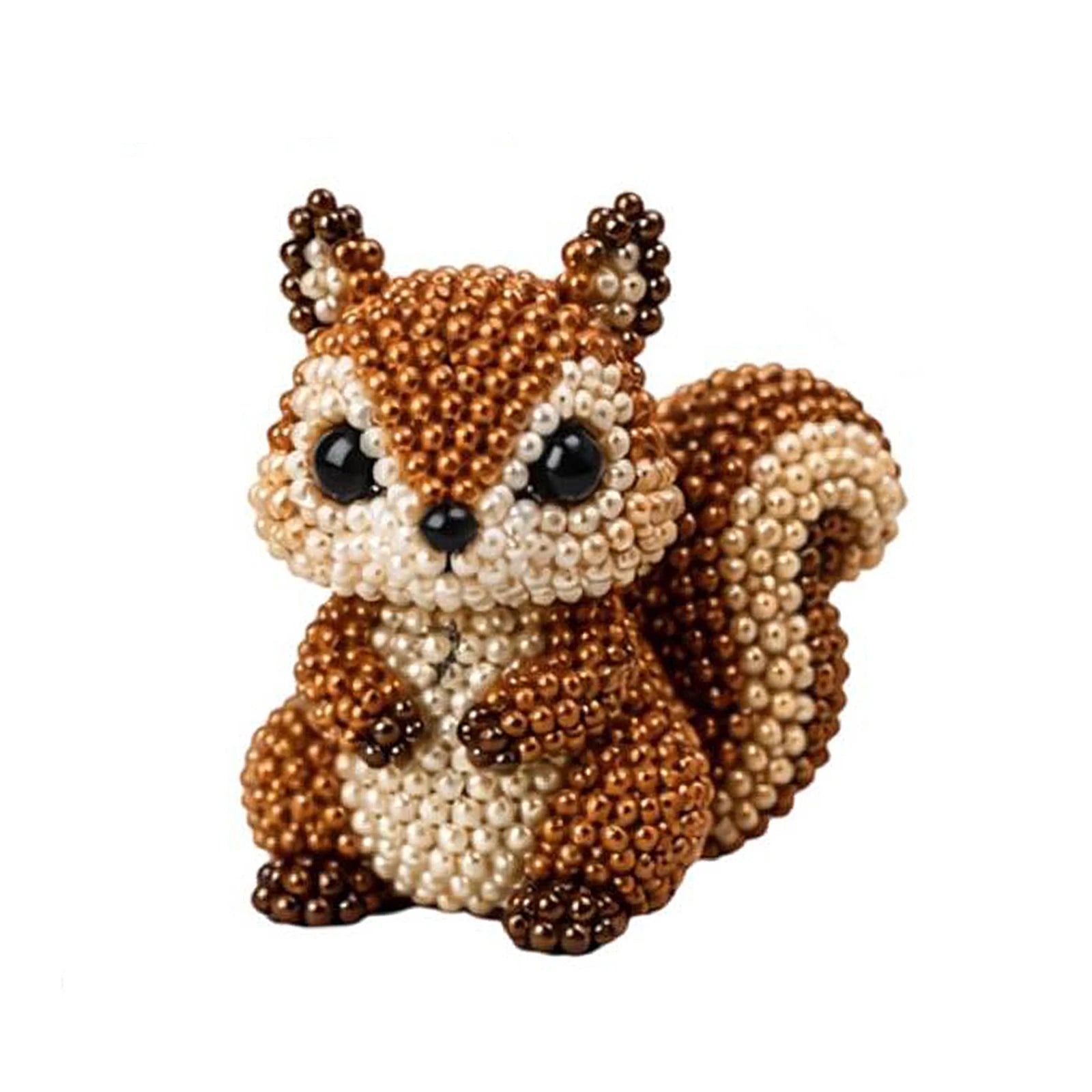 DIY 3D Animals Bead Craft Kit with Colorful Beads Bead Embroidery Set for Crafting Enthusiasts Girls Women Teens Adults