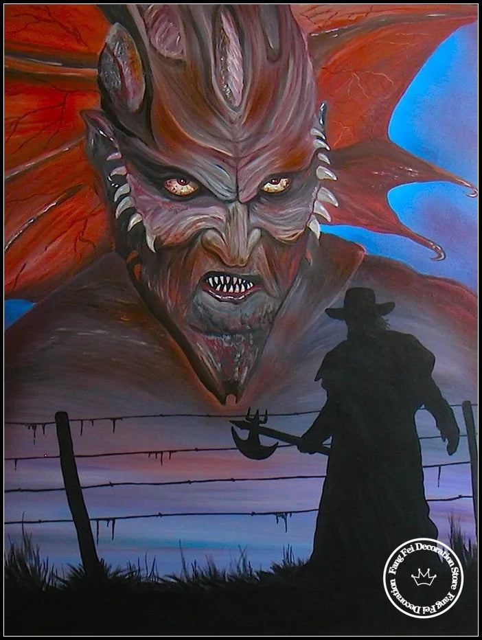 Full Drill Movie Jeepers Creepers Reborn Diamond Painting Horror Film Art Cross Stitch Kits Embroidery Picture Mosaic Home Decor