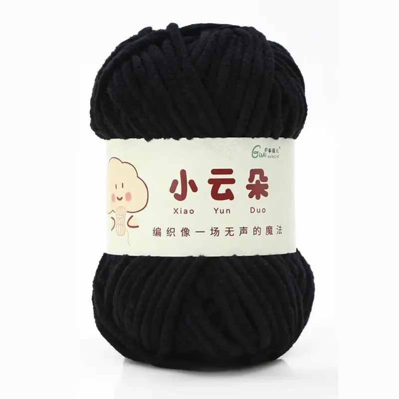 50g/Roll Chenille Yarn for Crochet Solid Color Soft Warm Chenille Yarn for Amigurumi Craft Knitting Baby Blankets Plush Toys
