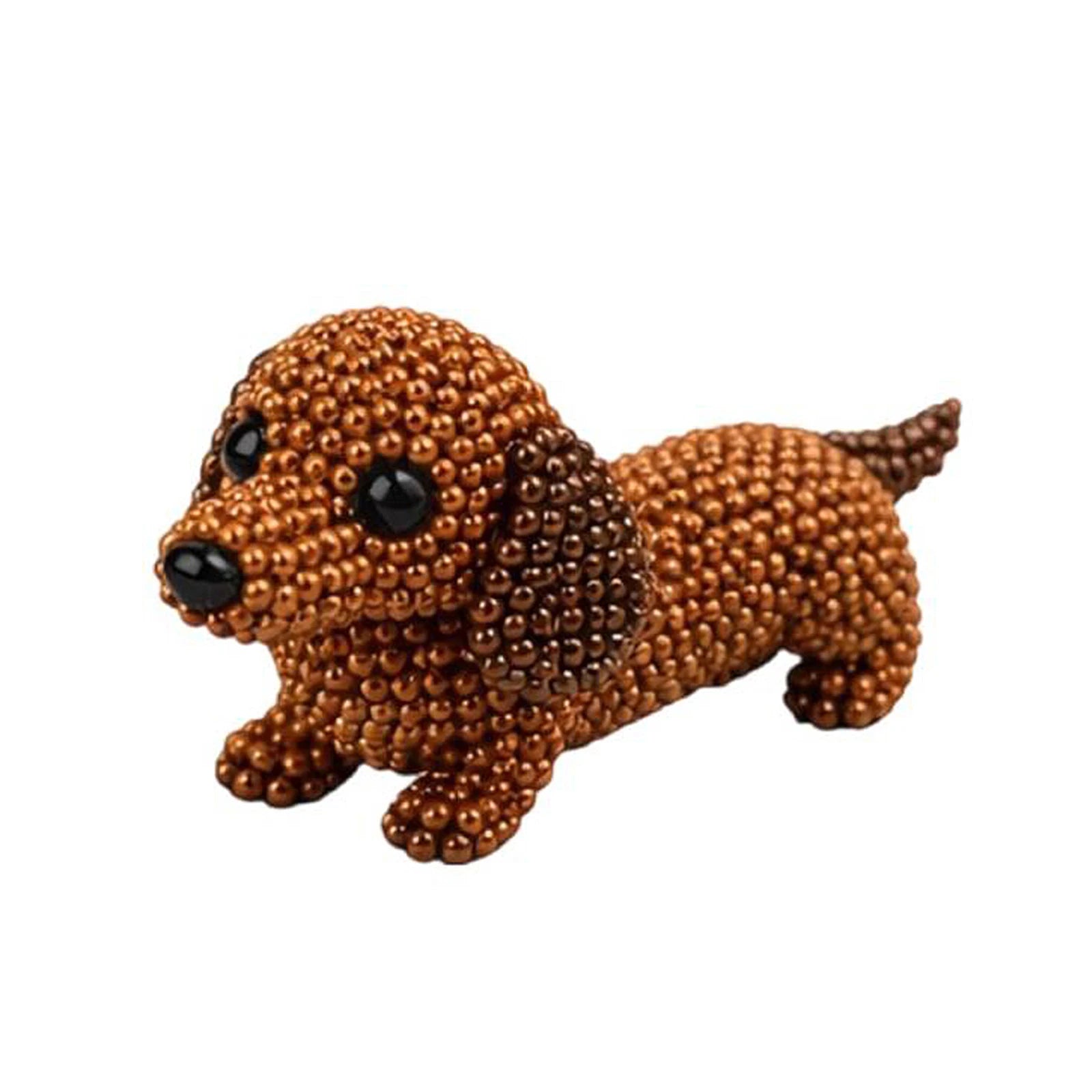 DIY 3D Animals Bead Craft Kit with Colorful Beads Bead Embroidery Set for Crafting Enthusiasts Girls Women Teens Adults