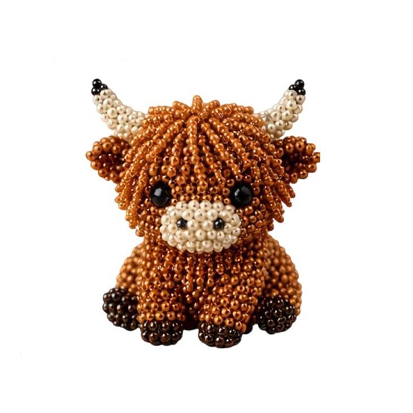 DIY 3D Animals Bead Craft Kit with Colorful Beads Bead Embroidery Set for Crafting Enthusiasts Girls Women Teens Adults