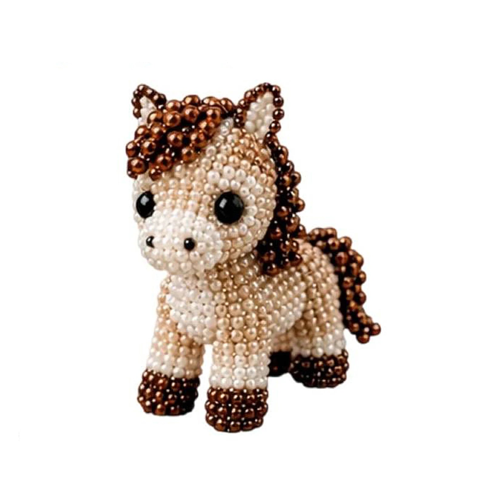 DIY 3D Animals Bead Craft Kit with Colorful Beads Bead Embroidery Set for Crafting Enthusiasts Girls Women Teens Adults