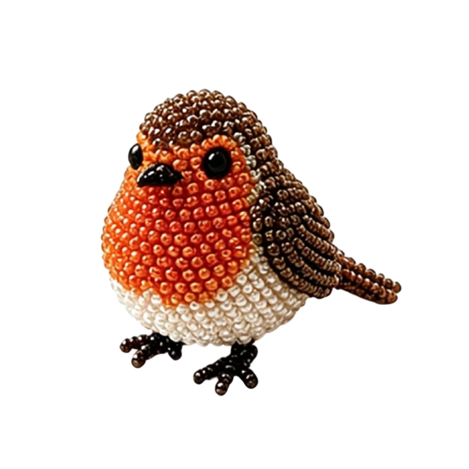 DIY 3D Animals Bead Craft Kit with Colorful Beads Bead Embroidery Set for Crafting Enthusiasts Girls Women Teens Adults