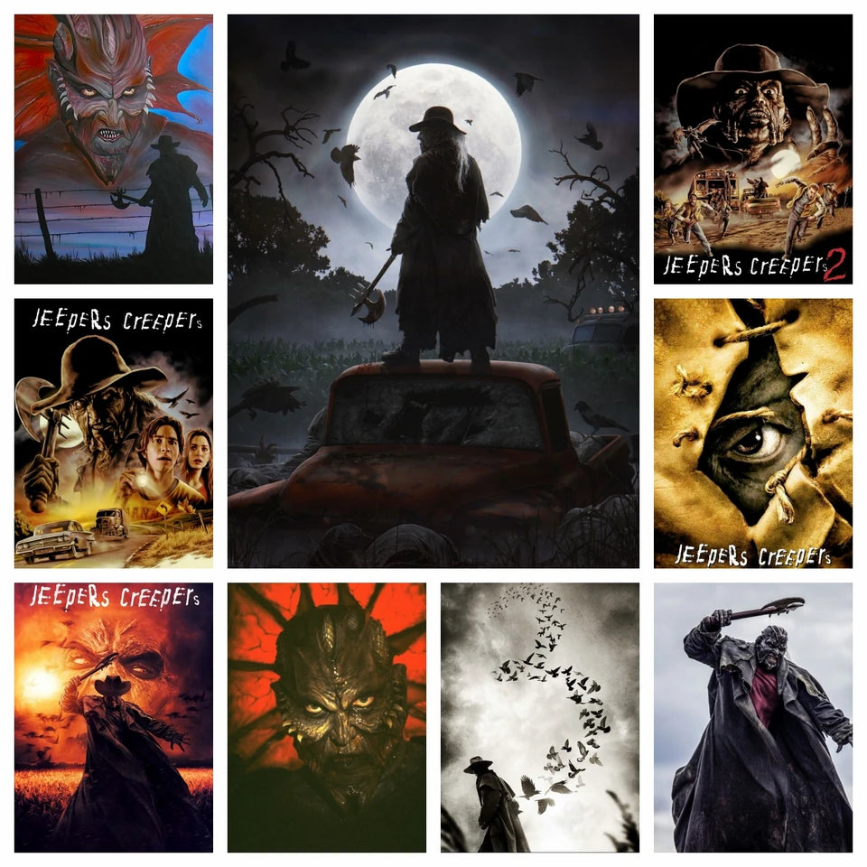 Full Drill Movie Jeepers Creepers Reborn Diamond Painting Horror Film Art Cross Stitch Kits Embroidery Picture Mosaic Home Decor
