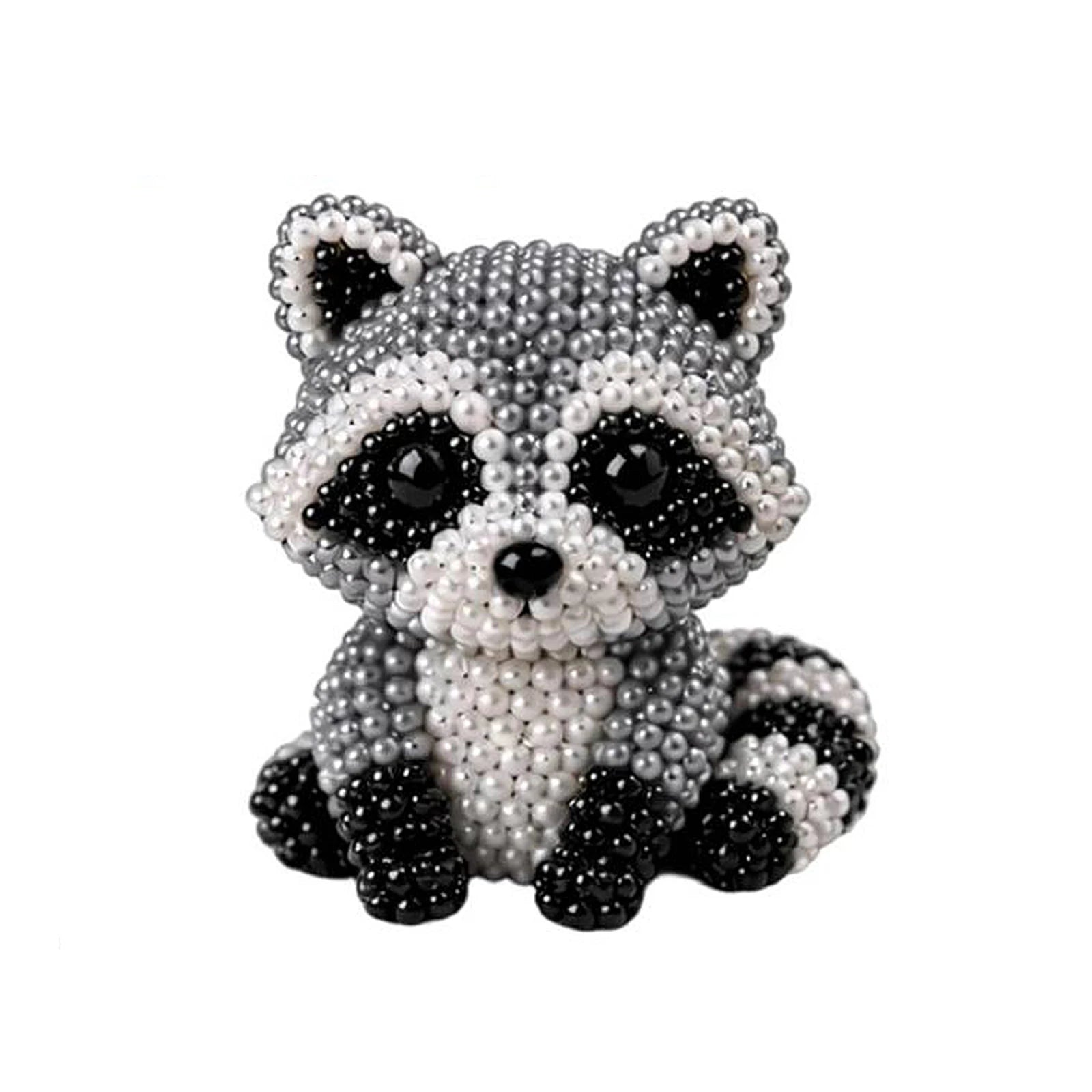 DIY 3D Animals Bead Craft Kit with Colorful Beads Bead Embroidery Set for Crafting Enthusiasts Girls Women Teens Adults