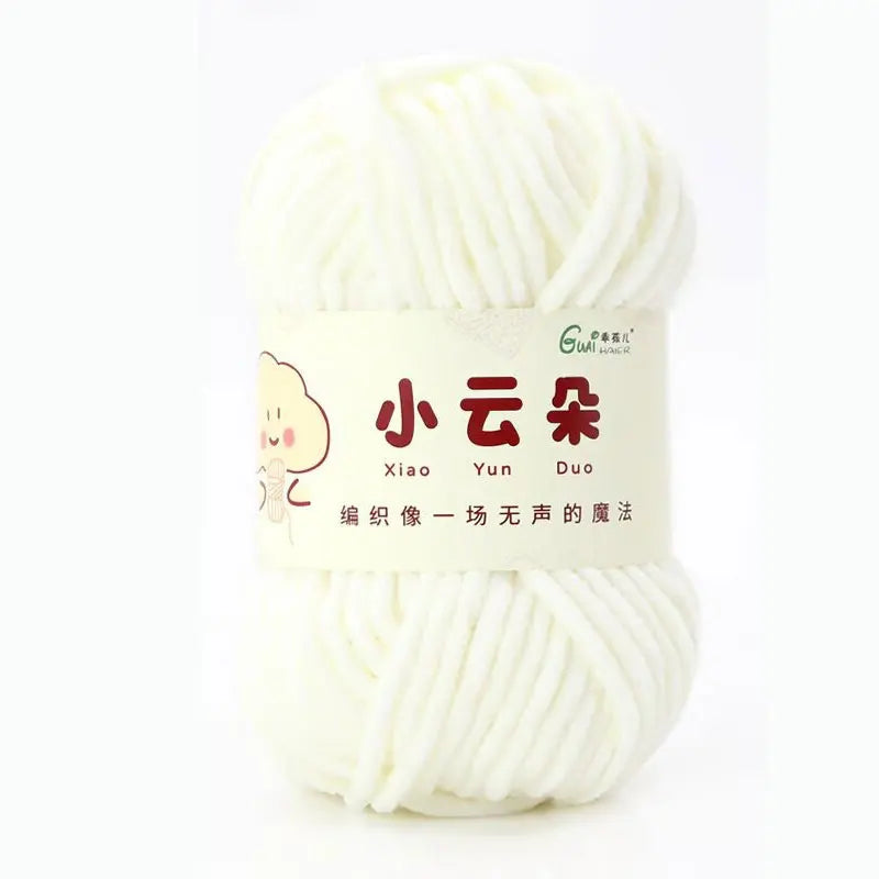 50g/Roll Chenille Yarn for Crochet Solid Color Soft Warm Chenille Yarn for Amigurumi Craft Knitting Baby Blankets Plush Toys
